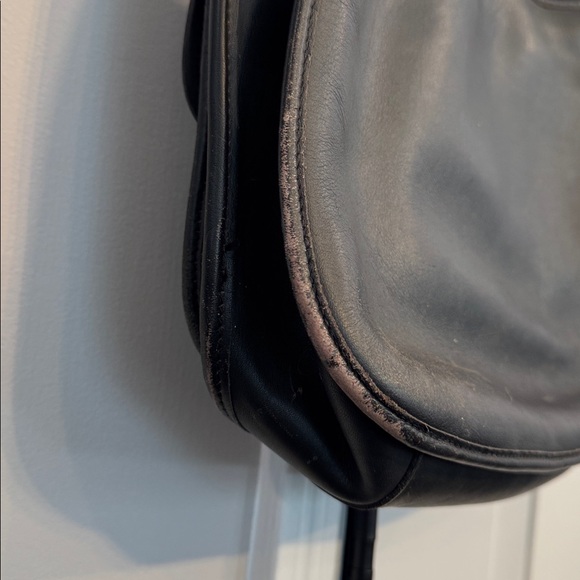 Vintage Coach Taft 9980 Black Leather Shoulder Bag - Picture 7 of 16